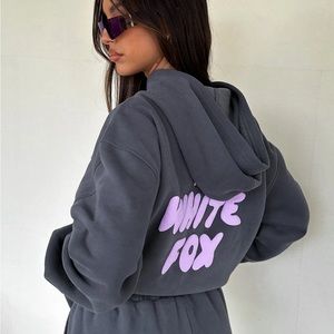 Whitefox Boutique Off Stage Hoodie size M/L color is volcanic NWT